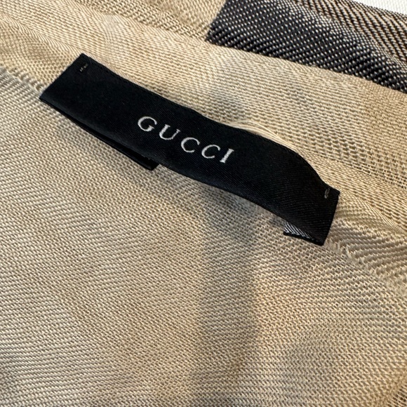 Authen Gucci oversized scarf - Picture 7 of 13